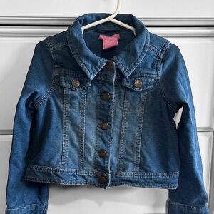 Isaac Mizrahi Stretch adjustable Denim Jacket size 5/6 so versatile!